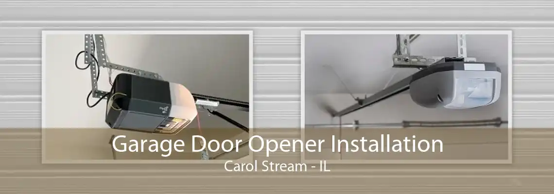 Garage Door Opener Installation Carol Stream - IL