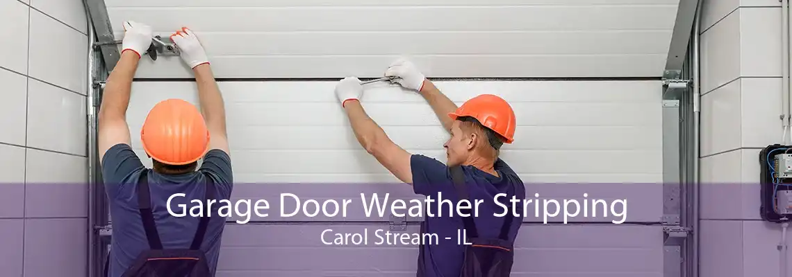 Garage Door Weather Stripping Carol Stream - IL