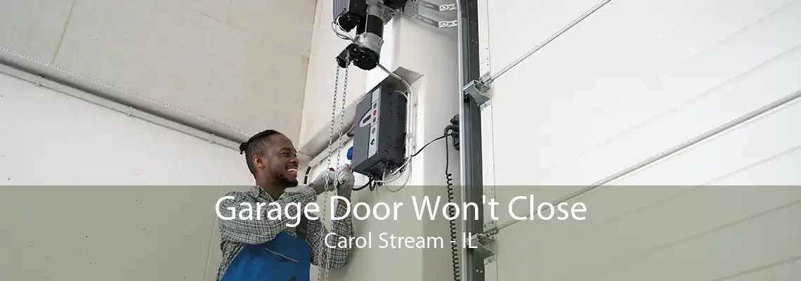 Garage Door Won't Close Carol Stream - IL