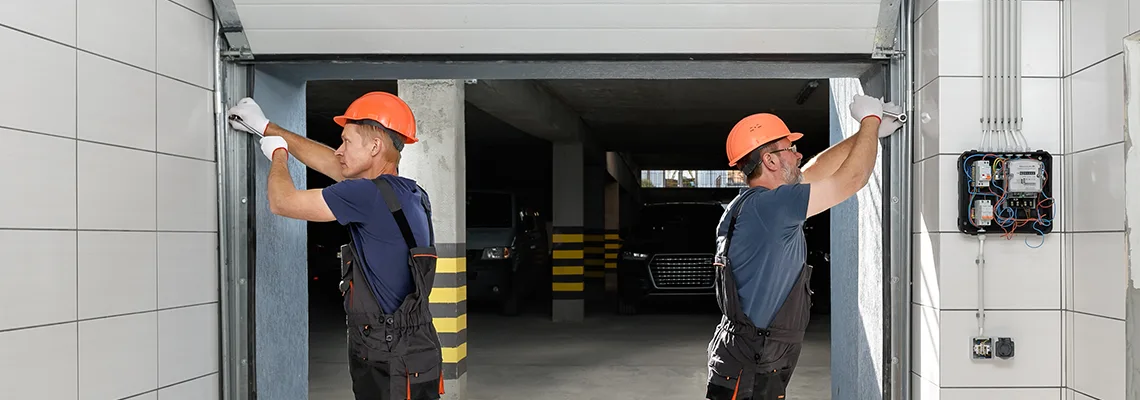 Wooden Garage Door Frame Repair in Carol Stream, Illinois